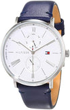 Tommy Hilfiger Jenna White Dial Blue Leather Strap Watch for Women - 1782072 Authentic Buy Shop Now