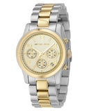 Michael Kors Runway Gold Dial Two Tone Steel Strap Watch for Women - MK5137 Authentic Buy Shop Now