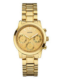 Guess Mini Sunrise Quartz Gold Dial Gold Steel Strap Watch For Women - W0448L2 Authentic Buy Shop Now