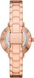 Michael Kors Pyper Quartz Rose Gold Dial Rose Gold Steel Strap Watch For Women - MK1040 Authentic Buy Shop Now