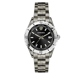 Versace Hellenyium Quartz Black Dial Grey Steel Strap Watch For Men - VE3A00620 Authentic Buy Shop Now