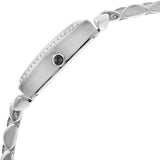 Emporio Armani Gianni T-Bar Quartz White Dial Silver Steel Strap Watch For Women - AR11405 Authentic Buy Shop Now