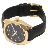 Gucci GG2570 Quartz Black Dial Black Leather Strap Watch For Women - YA142408 Authentic Buy Shop Now