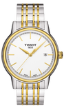 Tissot T Classic Carson Quartz White Dial Two Tone Steel Strap Watch for Men - T085.410.22.011.00 Authentic Buy Shop Now