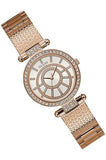 Guess Muse Quartz Silver Dial Rose Gold Steel Strap Watch For Women - W1008L3 Authentic Buy Shop Now