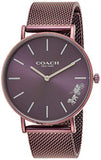 Coach Perry Purple Dial Purple Mesh Bracelet Watch for Women - 14503484 Authentic Buy Shop Now