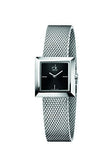 Calvin Klein Mark Black Dial Silver Mesh Bracelet Watch for Women - K3R23121 Authentic Buy Shop Now