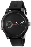 Tommy Hilfiger Denim Black Dial Black Rubber Strap Watch for Men - 1791326 Authentic Buy Shop Now