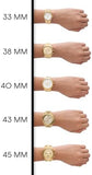 Michael Kors Parker Crystals Gold Dial Gold Steel Strap Watch For Women - MK4469 Authentic Buy Shop Now