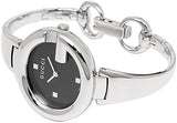Gucci Guccissima Black Dial Silver Steel Strap Watch For Women - YA134301 Authentic Buy Shop Now