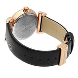Versace V-Motif Vintage Logo Black Dial Black Leather Strap Watch for Women - VERE00818 Authentic Buy Shop Now