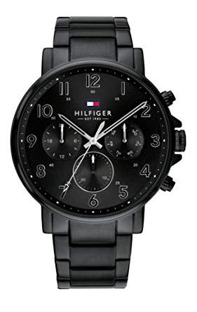 Tommy Hilfiger Daniel Black Dial Black Steel Strap Watch for Men - 1710383 Authentic Buy Shop Now