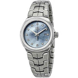 Tag Heuer Link Quartz Diamonds Blue Mother of Pearl Dial Silver Steel Strap Watch for Women - WBC1313.BA0600 Authentic Buy Shop Now