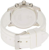 Guess Zena Analog White Dial White Rubber Strap Watch For Women - W1094L1 Authentic Buy Shop Now
