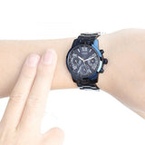 Guess F14 Chronograph Analog Blue Dial Blue Steel Strap Watch For Women - W0448L5 Authentic Buy Shop Now