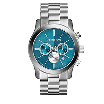 Michael Kors Runway Quartz Blue Dial Silver Steel Strap Watch For Women - MK5953 Authentic Buy Shop Now