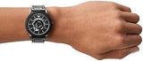 Emporio Armani Meccanico Automatic Black Dial Black Steel Strap Watch For Men - AR60010 Authentic Buy Shop Now