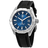 Tag Heuer Aquaracer Quartz Blue Dial Black Rubber Strap Watch for Men - WAY1112.FT8021 Authentic Buy Shop Now