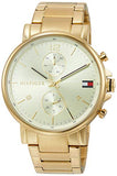 Tommy Hilfiger Daniel White Dial Gold Steel Strap Watch for Men - 1710415 Authentic Buy Shop Now