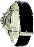 Hugo Boss Casual Chronograph Silver Dial Black Leather Strap Watch For Men - HB1512880 Authentic Buy Shop Now