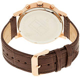 Tommy Hilfiger Evan White Dial Brown Leather Strap Watch for Men - 1710394 Authentic Buy Shop Now