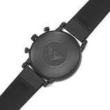 Emporio Armani Luigi Analog Blue Dial Black Leather Strap Watch For Men - AR11351 Authentic Buy Shop Now