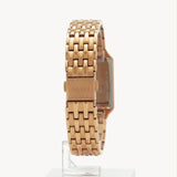 Fossil Raquel Three Hand Date White Dial Rose Gold Steel Strap Watch For Women - ES5271 Authentic Buy Shop Now