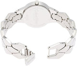 Calvin Klein Snake Black Dial Silver Steel Strap Watch For Women - K6E23141 Authentic Buy Shop Now