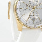 Michael Kors Hadyn Chronograph White Dial White Rubber Strap Watch for Women - MK7484 Authentic Buy Shop Now