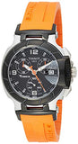 Tissot T Race Chronograph Black Dial Orange Rubber Strap Watch for Women - T048.217.27.057.00 Authentic Buy Shop Now