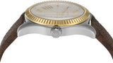Michael Kors Lexington Silver Dial Brown Leather Strap Watch For Women - MK4745 Authentic Buy Shop Now
