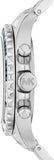 Michael Kors Everest Chronograph Blue Dial Silver Steel Strap Watch For Women - MK7237 Authentic Buy Shop Now