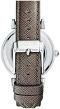 Michael Kors Caitlin Quartz Silver Dial Gray Leather Strap Watch For Women - MK2377 Authentic Buy Shop Now