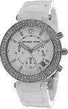 Michael Kors Parker White Dial White Ceramic Strap Watch for Women - MK5654 Authentic Buy Shop Now