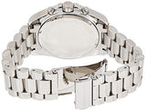 Michael Kors Bradshaw Chronograph Silver Dial Silver Steel Strap Watch For Women - MK6537 Authentic Buy Shop Now