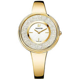Swarovski Crystalline Bracelet White Dial Gold Steel Strap Watch for Women - 5269253 Authentic Buy Shop Now