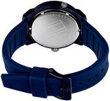 Tommy Hilfiger Denim Blue Dial Blue Rubber Strap Watch for Men - 1791556 Authentic Buy Shop Now
