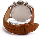 Michael Kors Gage Chronograph Quartz Black Dial Brown Leather Strap Watch For Men - MK8333 Authentic Buy Shop Now