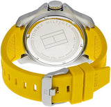 Tommy Hilfiger Windsurf White Dial Yellow Rubber Strap Watch for Men - 1791115 Authentic Buy Shop Now