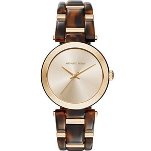 Michael Kors Delray Gold Dial Two Tone Steel Strap Watch for Women - MK4314 Authentic Buy Shop Now
