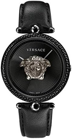 Versace Palazzo Empire Black Dial Black Leather Strap Watch for Women - VCO050017 Authentic Buy Shop Now