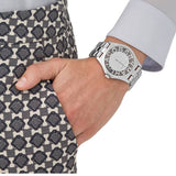 Marc Jacobs Henry Transparent Silver Dial Silver Steel Strap Watch for Women - MBM3205 Authentic Buy Shop Now