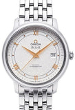 Omega De Ville Prestige Co Axial Silver Dial Silver Steel Strap Watch for Men - 424.10.40.20.02.004 Authentic Buy Shop Now