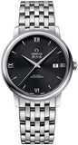 Omega De Ville Prestige Co-Axial Black Dial Silver Steel Strap Watch for Men - 424.10.40.20.01.001 Authentic Buy Shop Now