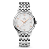 Omega De Ville Prestige Co Axial Silver Dial Silver Steel Strap Watch for Men - 424.10.40.20.02.004 Authentic Buy Shop Now