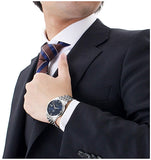 Omega De Ville Prestige Co-Axial Orbis Blue Dial Silver Steel Strap Watch for Men - 424.10.40.20.03.001 Authentic Buy Shop Now