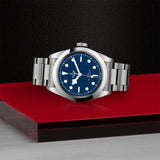 Tudor Black Bay Automatic Blue Dial Silver Steel Strap Watch for Men - M79540-0004 Authentic Buy Shop Now