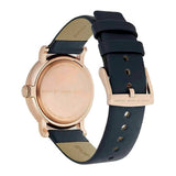 Marc Jacobs Baker Navy Blue Dial Navy Blue Leather Strap Watch for Women - MBM1329 Authentic Buy Shop Now