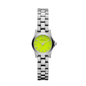 Marc Jacobs Henry Yellow Dial Silver Steel Strap Watch for Women - MBM3201 Authentic Buy Shop Now