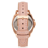 Coach Boyfriend Mother of Pearl White Dial Pink Leather Strap Watch for Women - 14503151 Authentic Buy Shop Now